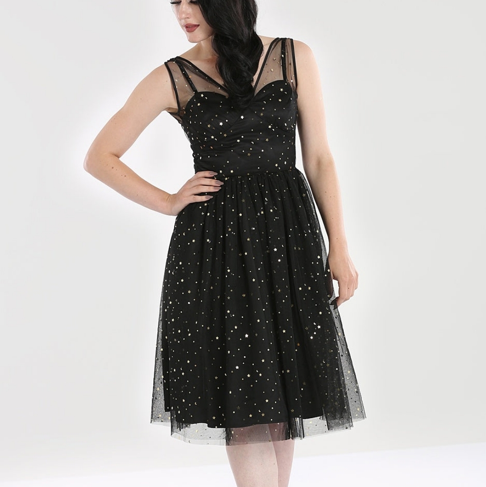 Modcloth Hell Bunny Starry Nights Dress